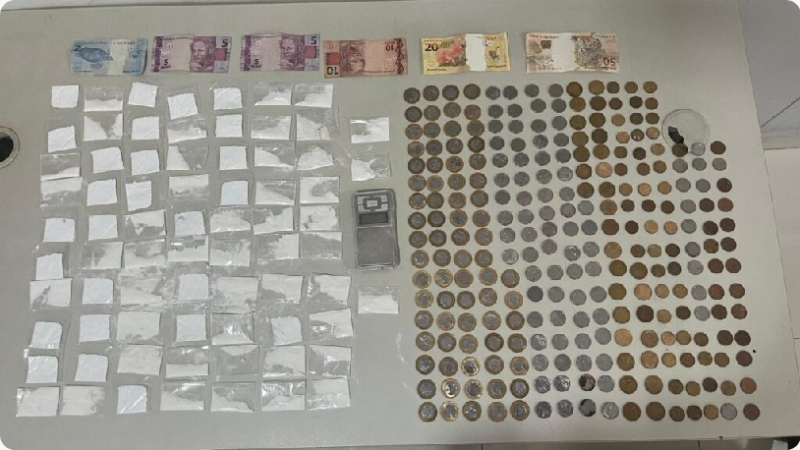 Suspeito é preso com drogas durante operação policial em Riacho de Santana