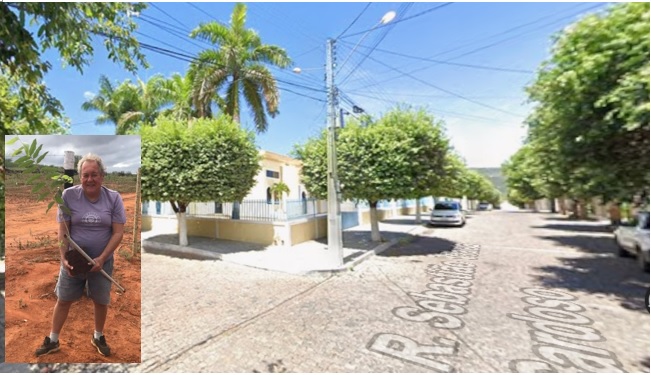Ex-vereador dar exemplo de cidadania plantando árvores em  sua rua e espalhando mudas pelo bairro