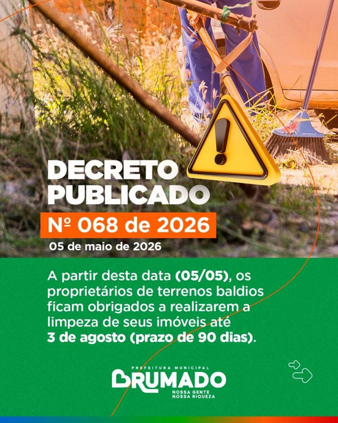 Prefeitura de Brumado vai multar donos de terrenos abandonados