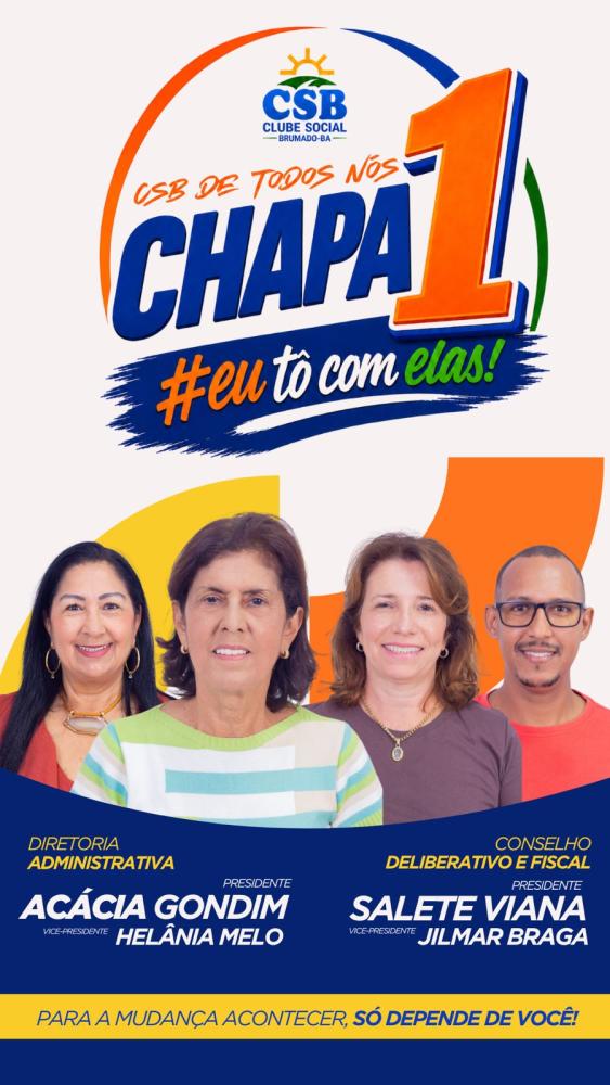 Chapa 1 lança candidatura e convoca associados para votação no dia 07 de junho