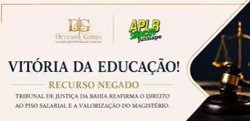 Vitória da APLB de Jussiape na Justiça contra a prefeitura