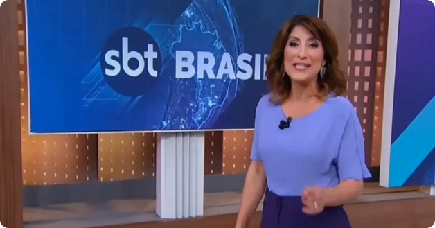 Jornalista do SBT passa mal ao vivo e fica desnorteada