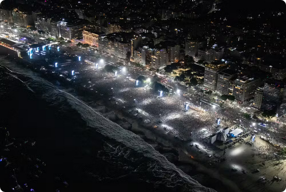 Madonna, Gaga ou Shakira: quem levou mais gente para Copacabana? Veja ranking e fotos do público