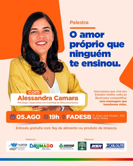 É hoje a Palestra sobre 