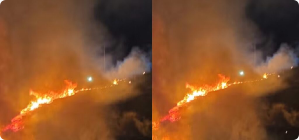 Fogos de chá revelação provocam incêndio em rancho em Vitória da Conquista