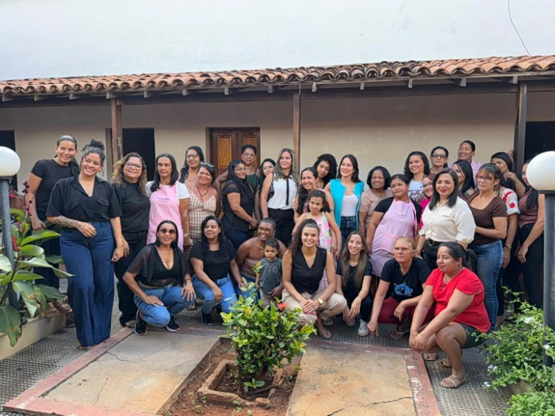 Alunas do Empreender Mulher promoveram uma tarde de beleza e solidariedade na Associação Luiza de Marillac