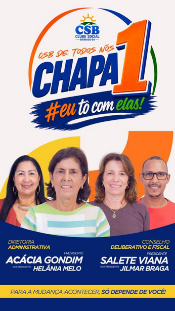 É HOJE A ELEIÇÃO DO CLUBE SOCIAL DE BRUMADO