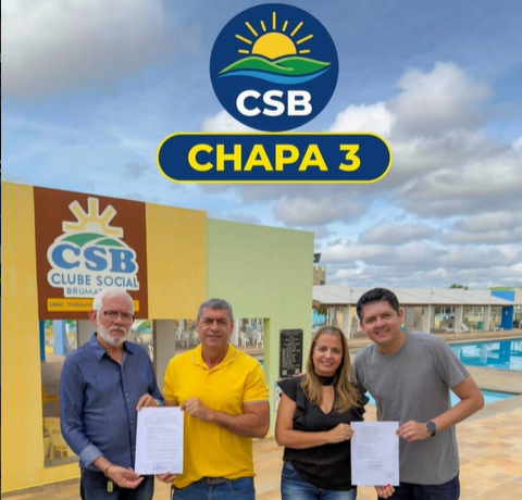 É HOJE A ELEIÇÃO DO CLUBE SOCIAL DE BRUMADO