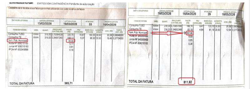 Brumadenses Indignados com prefeito Fabrício Abrantes por conta do super reajuste na Taxa de Iluminação Pública