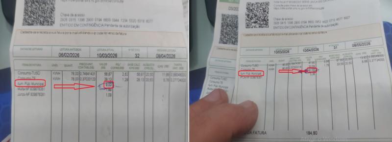 Brumadenses Indignados com prefeito Fabrício Abrantes por conta do super reajuste na Taxa de Iluminação Pública