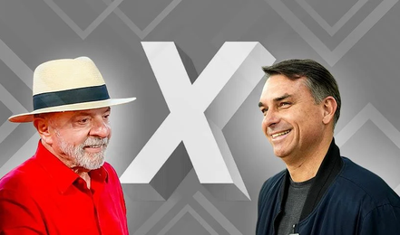 Pesquisa Gerp: Flávio Bolsonaro tem 53% dos votos válidos contra 47% de Lula