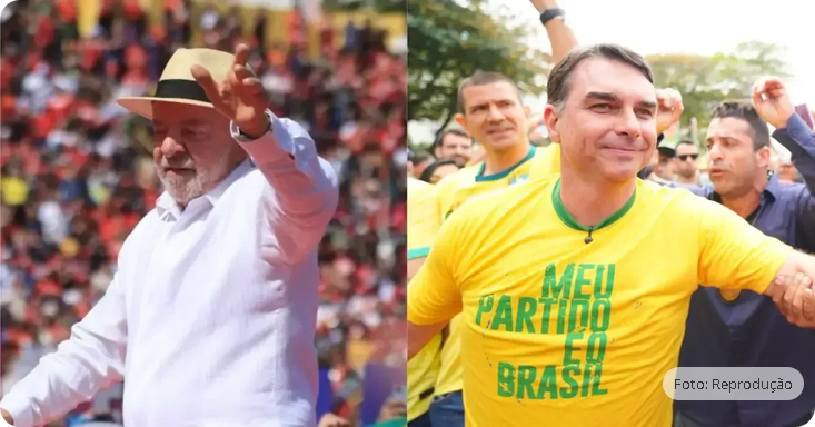 Pesquisa Veritá: Flávio tem 51,56% dos votos válidos no 2º turno; Lula, 48,44%