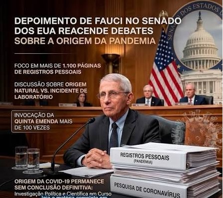 A “ciência” desconsidera a Ciência: Dr. Fauci e as decisões “sem respaldo científico”